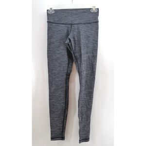 Lululemon Wunder Under Pant III Coco Pique Black White Size 4‎